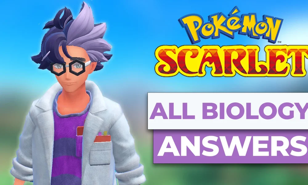 All The Biology Answers In Pokemon Scarlet & Violet Retro Games News