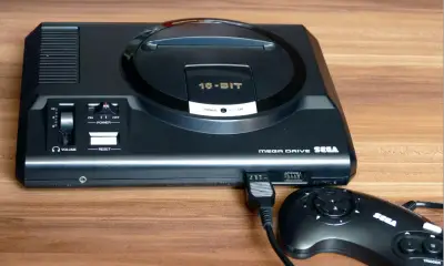 Sega Mega Drive retro games console