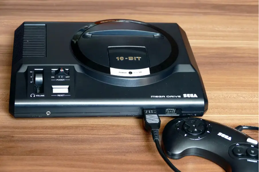 Sega Mega Drive retro games console
